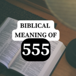 Biblical Meaning of 555