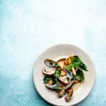 cooked food on white ceramic plate