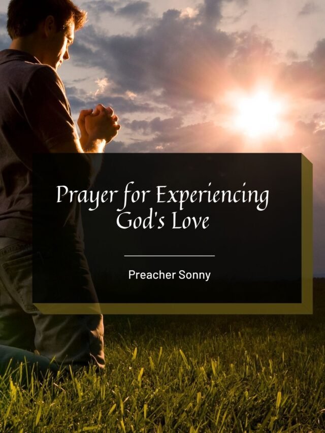 Prayer for Experiencing God's Love