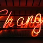 Change neon light signage - what does the bible say about change