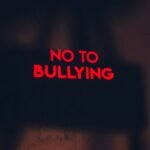 a red sign that says no to bullying - what does the bible say about bullying