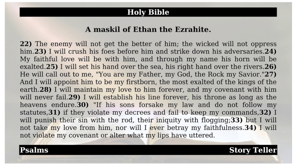 who is ethan in the bible