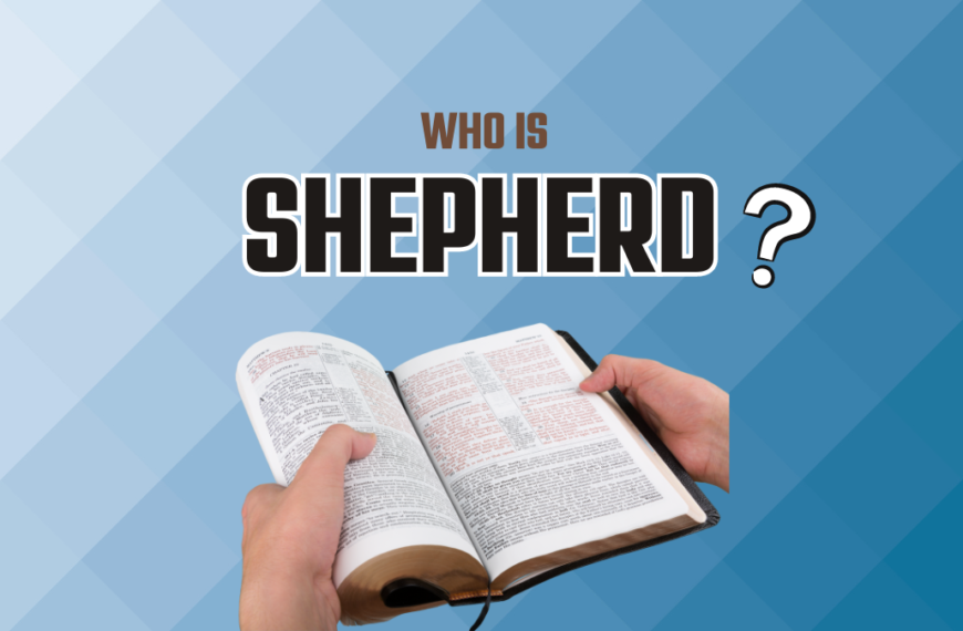 Who Is A Shepherd In The Bible?