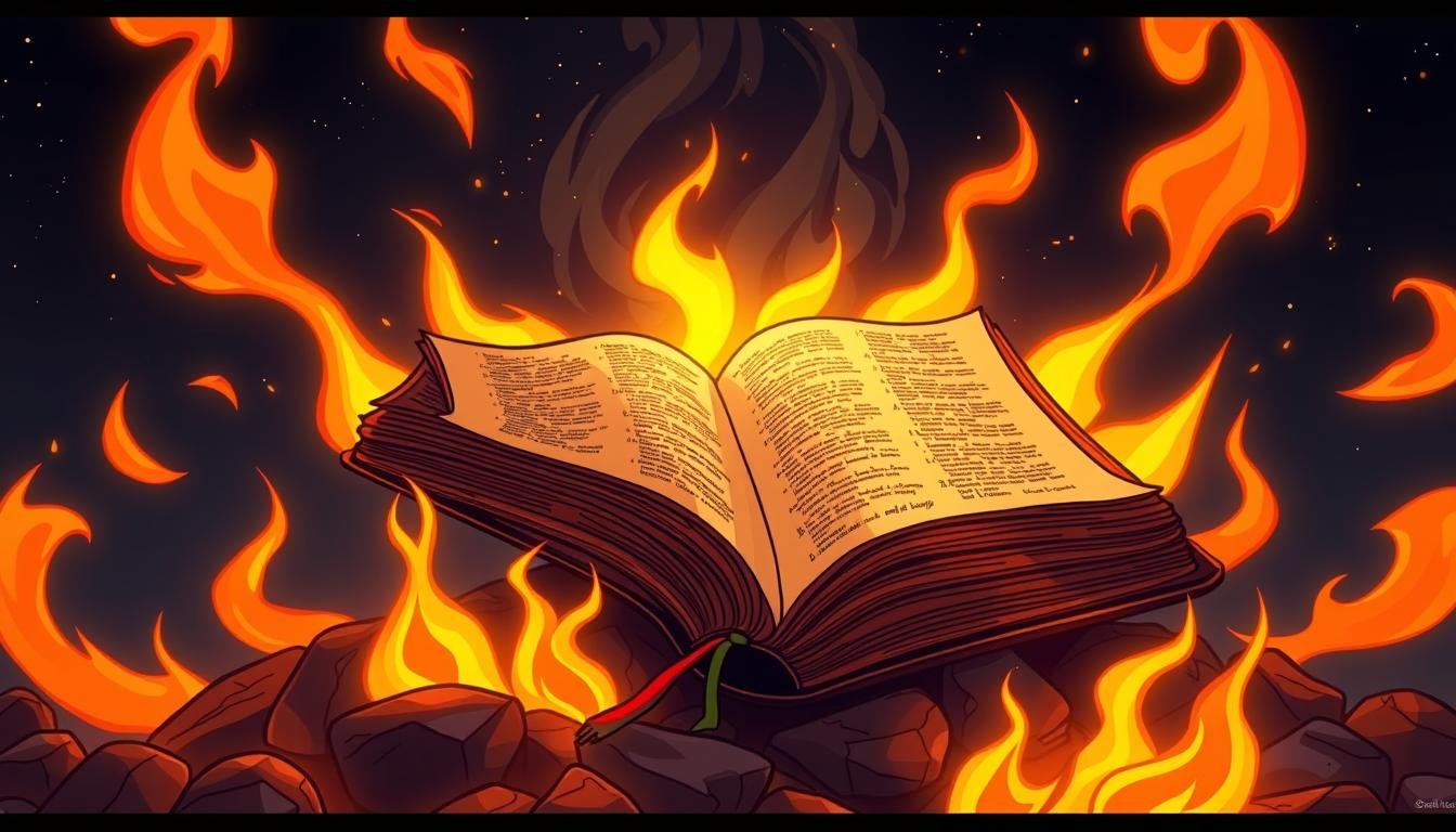 bible verses about fire